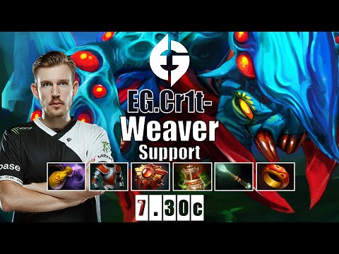 Weaver Support | EG.Cr1t- | BROKEN 7.30C WEAVER POS 4 | 7.30c Gameplay Highlights