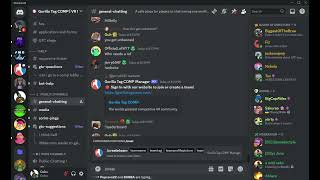 how to make a team in gorilla tags discord comp server