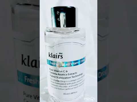 KLAIRS Vitamin C serum #ASMR#skincareASMR#skincare...