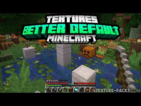 Better Default Texture Pack for Minecraft: Java Edition & Bedrock