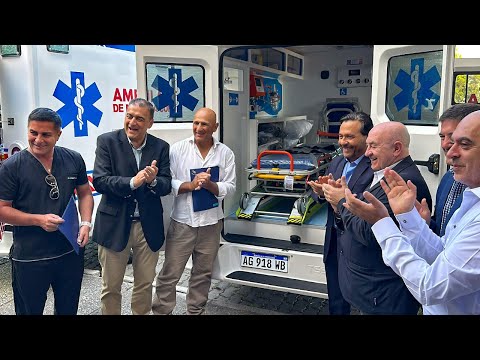 Reinversión en salud: Sáenz entregó las primeras ambulancias adquiridas por el ahorro sanitario a extranjeros