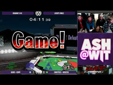 GGDoe + Koopi vs FannyPack + WokeFox - ASH@WIT #141 Melee Doubles Loser's Finals