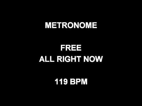 METRONOME 119 BPM Free ALL RIGHT NOW