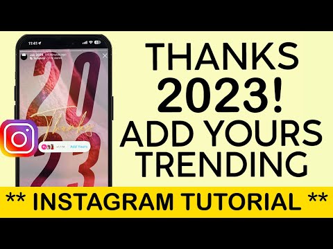 Thanks 2023 Add Yours Story Chain Template on Instagram | ViRAL & TRENDING ADD YOURS (2024)