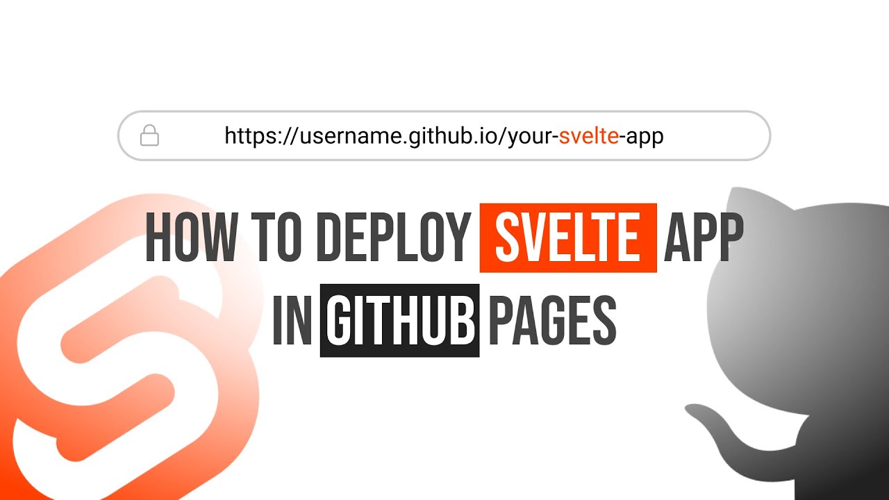 How to deploy svelte app in GitHub pages | 2022 guide with Vite