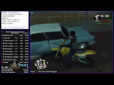 GTA San Andreas Speedrun - Any% with Cheats in 2:28:03 (Former World Record)