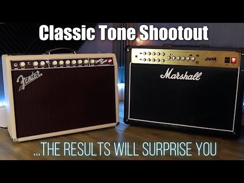 Fender vs. Marshall! Classic Tone Shootout! Super-Sonic 22 vs JVM