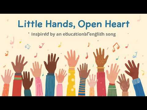 🔥 Little Hands, Open Heart | Learn English Naturally with Music 🎧 (Subtitles)