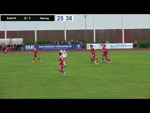 Årdal FK - Høyang 9. Juni 2017 (Måla)