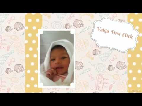 My Wishes to My angle Vaiga Kutty 1st Birthday 🎂