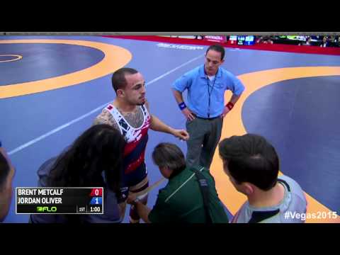 65 kg Finals - Brent Metcalf (NYAC) vs Jordan Oliver (Sunkist Kids)