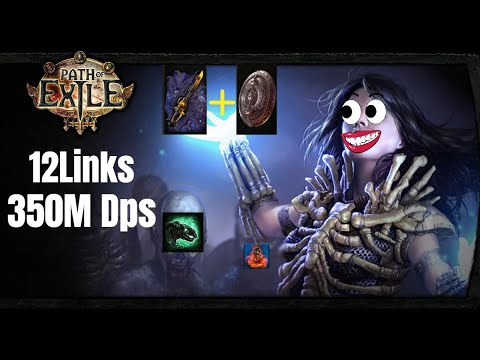 POE 3.21 | 12Links CARRION GOLEM (CI Version) - Uber Exarch (%More Life)