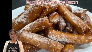 Kakaibang Turon-Inspired by Mang Tootz!  BANANA RHUM-A TURON