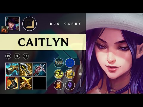 Caitlyn ADC vs Jhin - EUW Challenger Patch 25.24