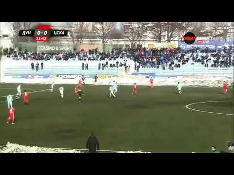 Gol do artilheiro na Europa, Fernando Karanga, pelo CSKA Sofia