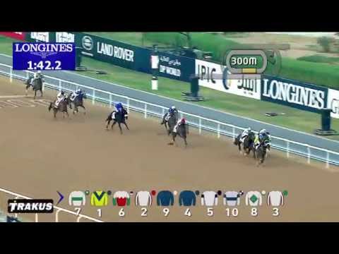 2015 UAE Derby G2 - Mubtaahij's first graded stakes win - 720p
