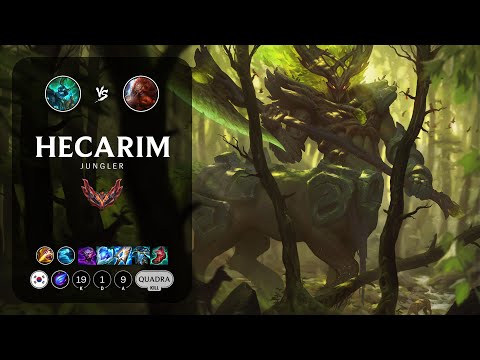 Hecarim Jungle vs Gragas - KR Grandmaster Patch 12.22