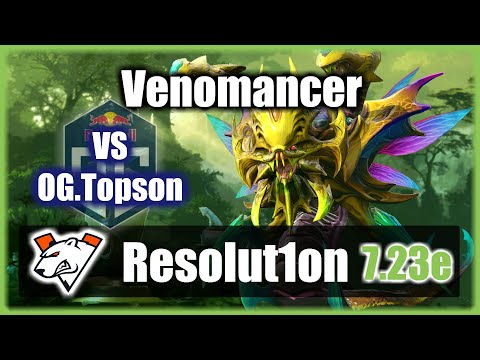 VP.Resolut1on - Venomancer OFFLANE | Vs "OG.TOPSON" Riki HC | New meta | Wipe | 7.23e