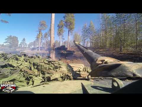 T-72M1 Tank Platoon In Action Highlights - Hull Camera - 1st Combat Show - Parola Armour Museum
