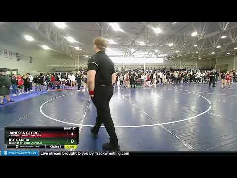 112 Lbs Round 3 - Janessa George, Chatfield Wrestling Club Vs Iby Garcia, Legends Of Gold Las Vega