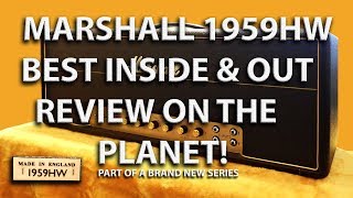 Video thumbnail for Marshall 1959HW Hand Wired Plexi 100 Watt Tube Amp | Inside Out in Depth Review | Tony Mckenzie by tonymckenziecom
