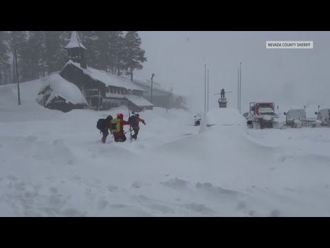 Crews pause recovery of avalanche victims in Nevada County due to hazardous conditions