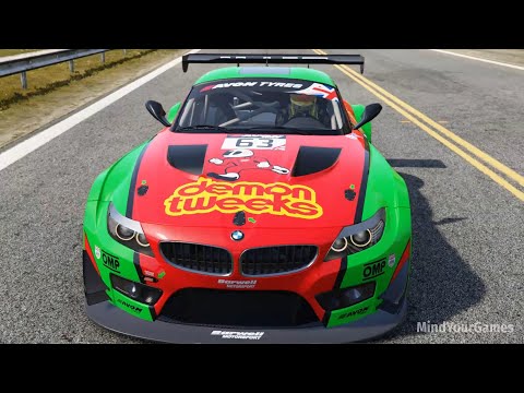Project Cars 3 BMW Z4 GT3 on California Highway Gameplay 1080p 60FPS