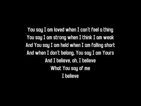 You never give up on me...