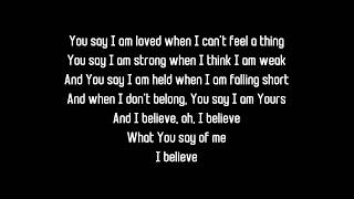 You Say - Lauren Daigle (Lyrics)