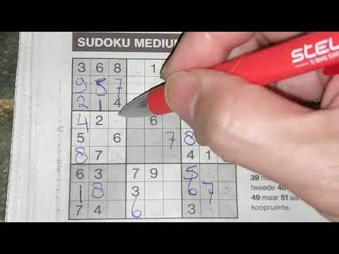 Let's go and solve this sudoku. (#411) Medium Sudoku puzzle. 01-23-2020