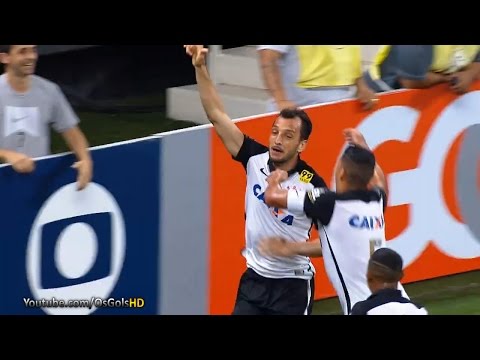 Gol de Edu Dracena, Corinthians 3 x 0 Goias - Brasileirão 15/10/2015