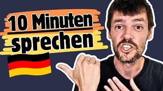 SPRICH mit mir DEUTSCH! | Dialog: Alltagssprache | Shadowing/Imitation