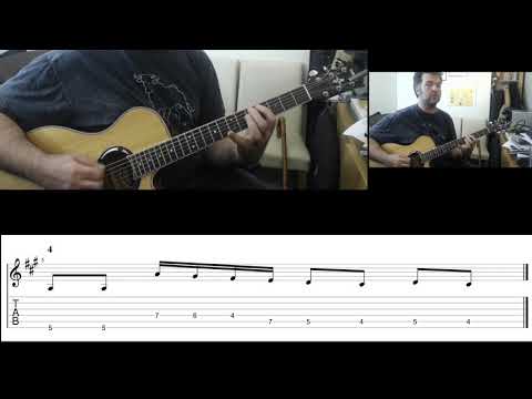 Lick of the day 57 - A major