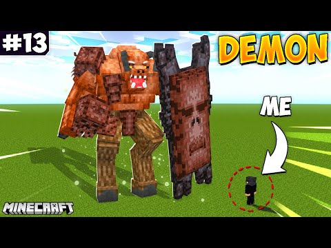 Fighting THE DEMON in Minecraft World Maze [Episode 13]