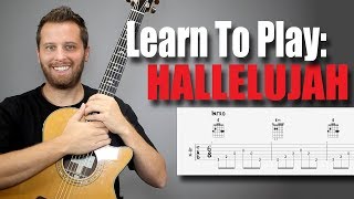 Video thumbnail of "Learn to Play: Hallelujah!  - Arranged for Guitar!"