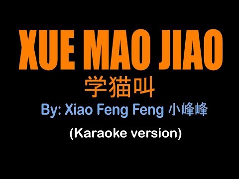 XUE MAO JIAO 学猫叫 - Learn To Meow - Xiao Feng Feng 小峰峰 (KARAOKE VERSION)
