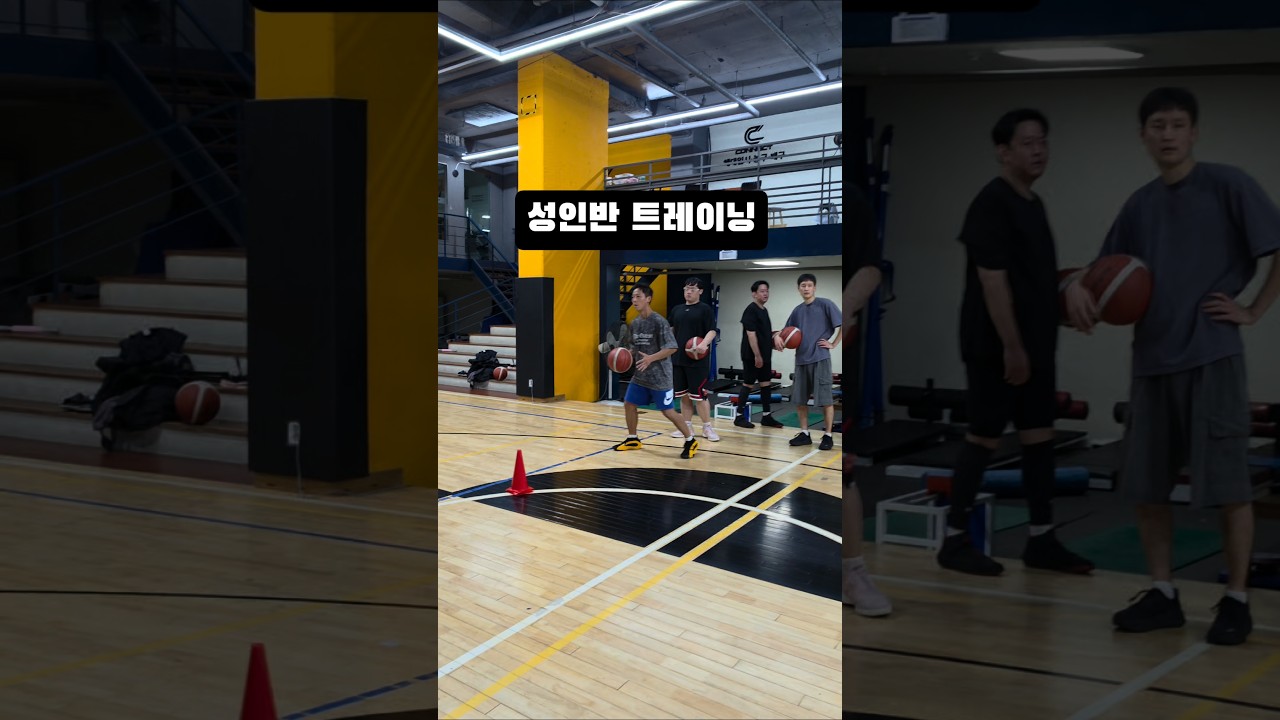 성인반 트레이닝..#농구 #성인농구레슨 #성인레슨 #스텝백 #성인반 #basketball #kbl #