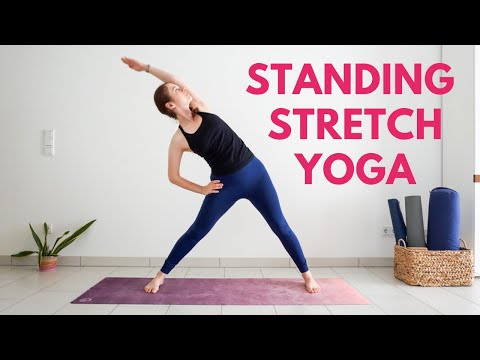 7 min Standing Yoga Stretch | Work Break Yoga | Yoga without mat