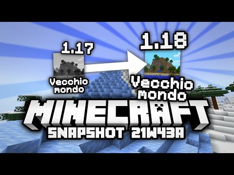 SI POSSONO AGGIORNARE I MONDI! MA NE VALE LA PENA? | Minecraft ITA Snapshot 21w43a