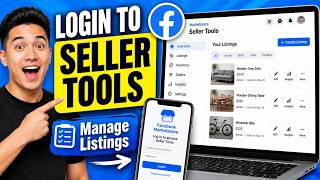 How to Login to Facebook Marketplace Seller Tools - Manage Listings