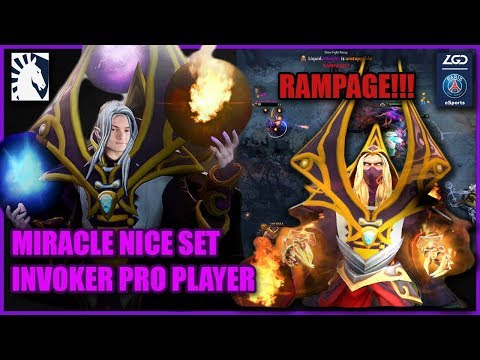 MIRACLE RAMPAGE - BEST MIX SET INVOKER - BEST PLAYER INVOKER -Team Liquid vs PSG.LGD  - Dota 2