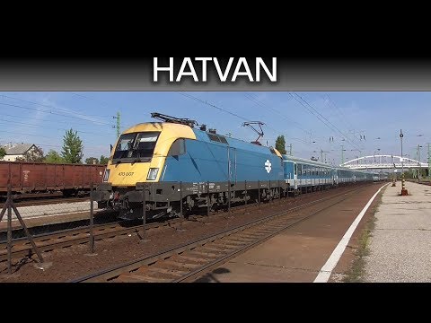 Vonatok Hatvan állomáson / Trains in Hatvan