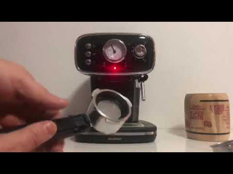 How to make a good coffee at SilverCrest Espresso with ground coffee, natural, organic, fresh, eco,