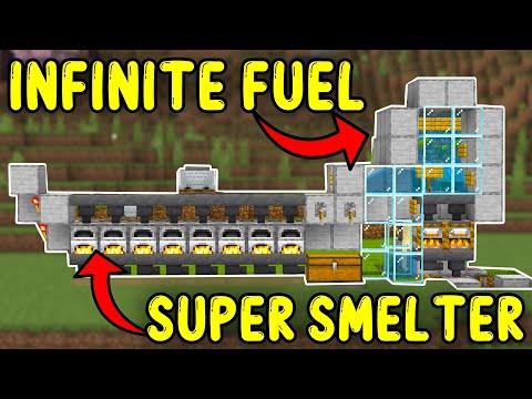 ULTIMATE SUPER SMELTER Minecraft Bedrock 1.21!