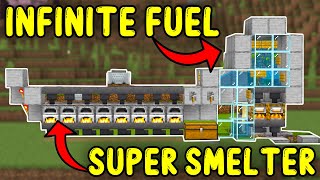 ULTIMATE SUPER SMELTER Minecraft Bedrock 1.21!