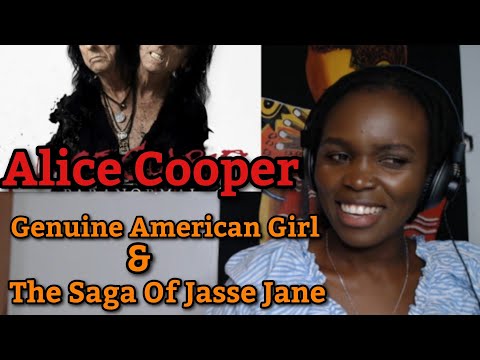 African Girl First Time Hearing Alice Cooper - Genuine American Girl & The Saga Of Jesse Jane