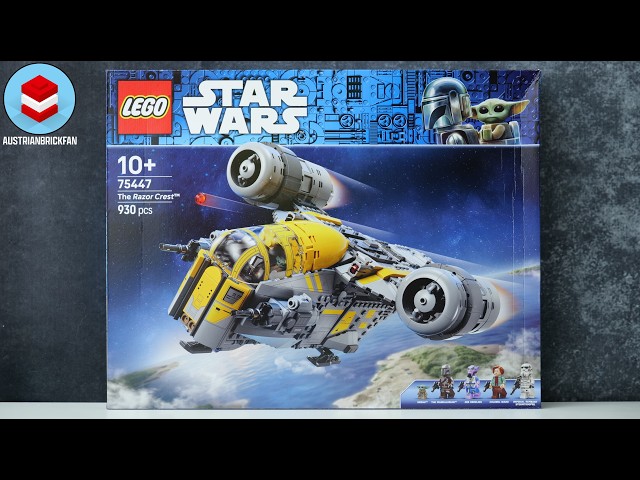 Vídeo relacionado con LEGO Star Wars 75447 The Razor Crest - Nave Estelar de Juguete - Maqueta de The Mandalorian and Grogu con 4 Minifiguras y Figura de Grogu - Regalo para Niños y Niñas de 10+ Años y Fans de la Película