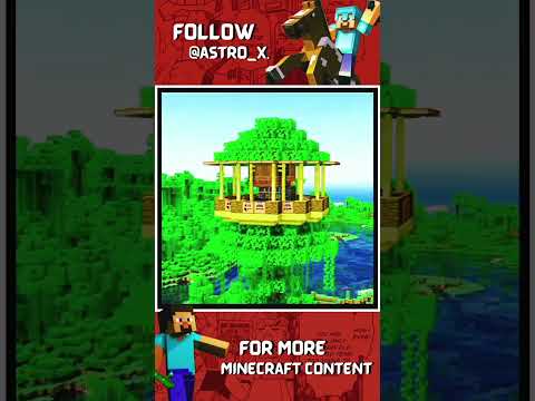 Insane Jungle Tree Build in Minecraft!