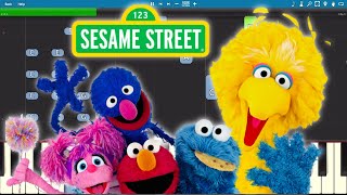 Sesame Street Theme Song - Piano Tutorial