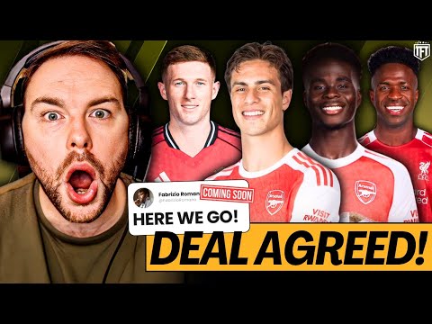 Anderson to Man Utd ON✅ Vini JR to Liverpool DEAL🤯 Arsenal DEAL AGREED! Yildiz to Arsenal🚨